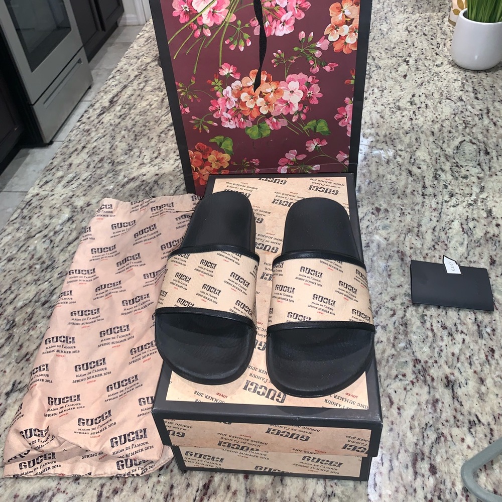 Authentic Gucci Slides
